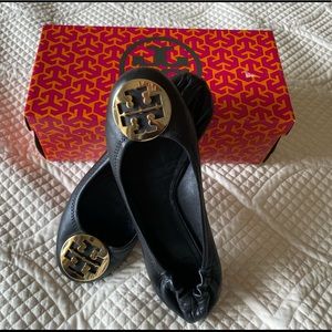 Tory Burch Classic Reva Ballet in black